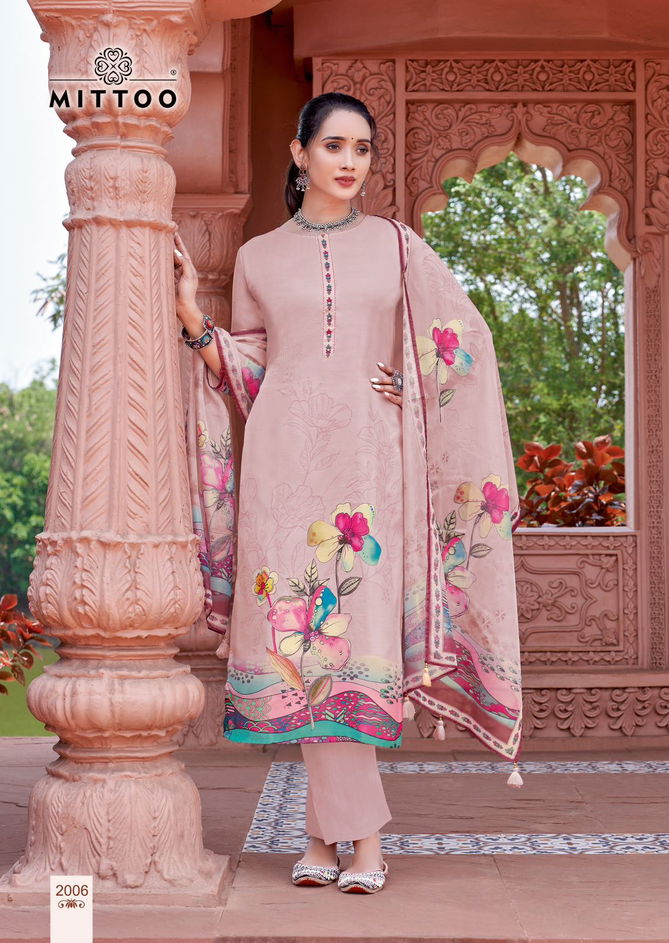 Nihaar By Mittoo Designer Printed Kurti With Bottom Dupatta Wholesale Shop In Surat
